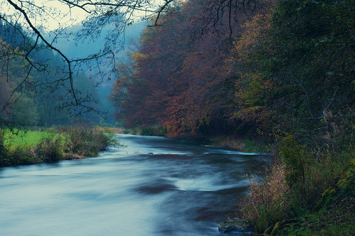 longexposure autumn fall river 50mm sony cosina valley luxembourg luxemburg nex f17 ourriver m42mount cosinon50mmf17 emount nex5r sonynex5r
