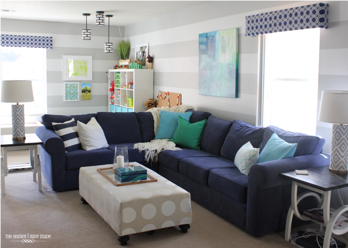 Little Updates in the Family Room | The Homes I Have Made