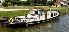Pleasure boat in canal