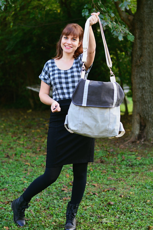 Travel Sewing Progress - Cooper Bag (and a Mabel Skirt) — Miss Make