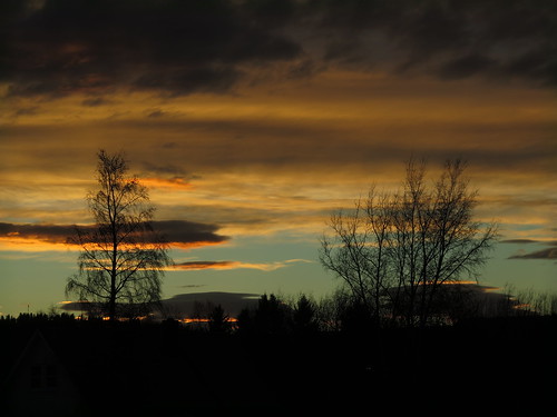 november sunset norway norge solnedgang img1031 melhus røsslyngvegen