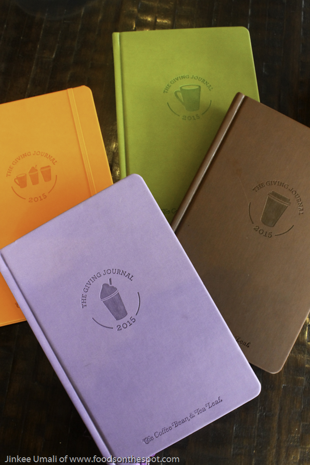 Giving Back With The Coffee Bean & Tea Leaf 2015 Giving Journal