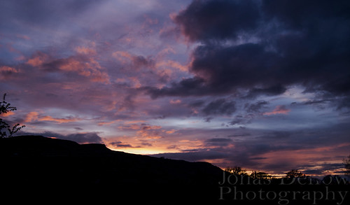 pink blue ireland sunset sky beautiful silhouette clouds evening epic jonasdellowphotography