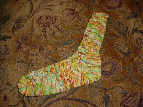 cabled gift sock