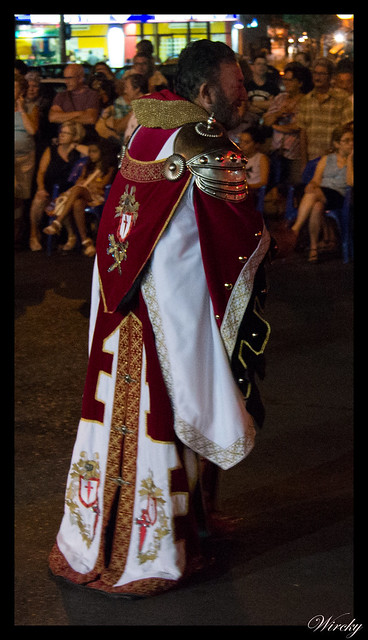 Desfile comparsa Cristianos cruzados de Altozano 2014