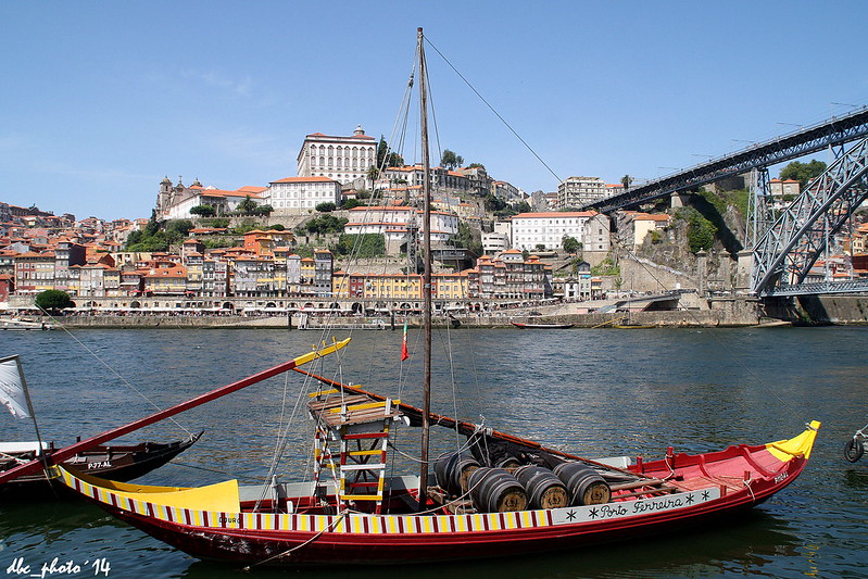 Vistas de Oporto desde Vila Nova de Gaia