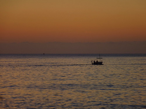 sunrise boat spain mallorca sonnenaufgang spanien majorca fischerboot
