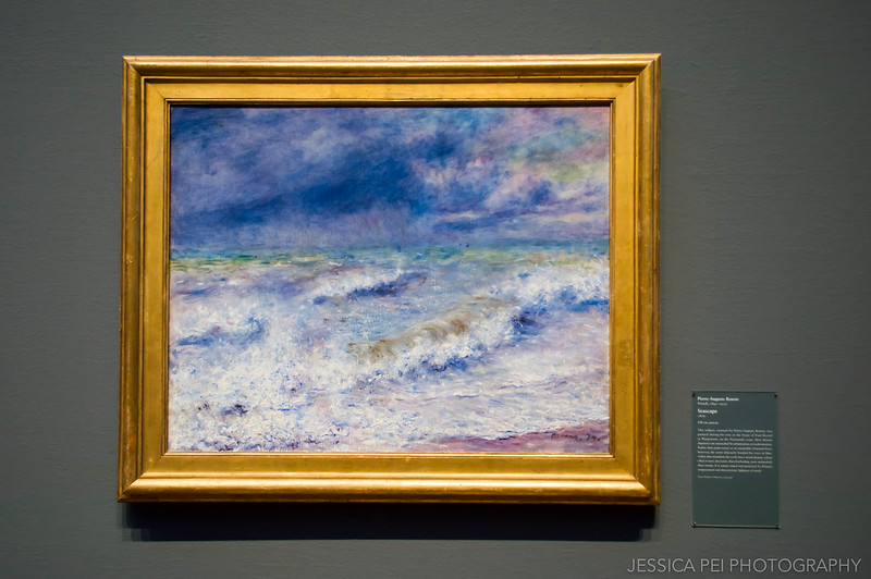 Seascape by Pierre-August Renoir Painting in Art Institute of Chicago