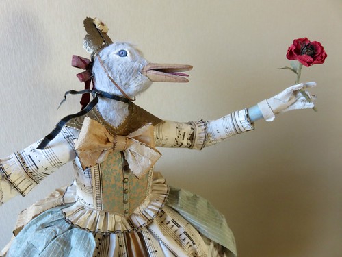 Opera Singer - Duck Paper Sculpture