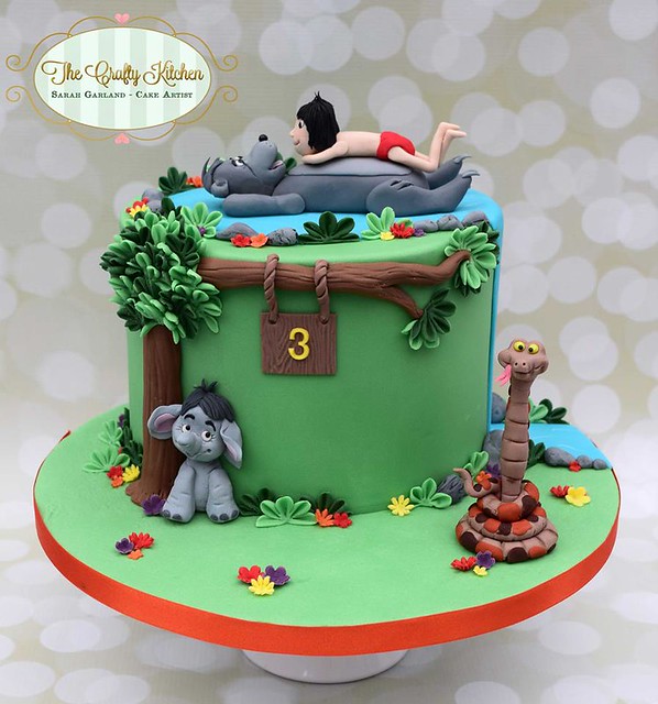 Jungle Book Themed Cake by The Crafty Kitchen (Sarah Garland)