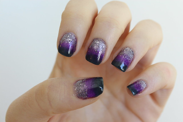 Gradient Glitter Nails | Julep Manicure | #LivingAfterMidnite