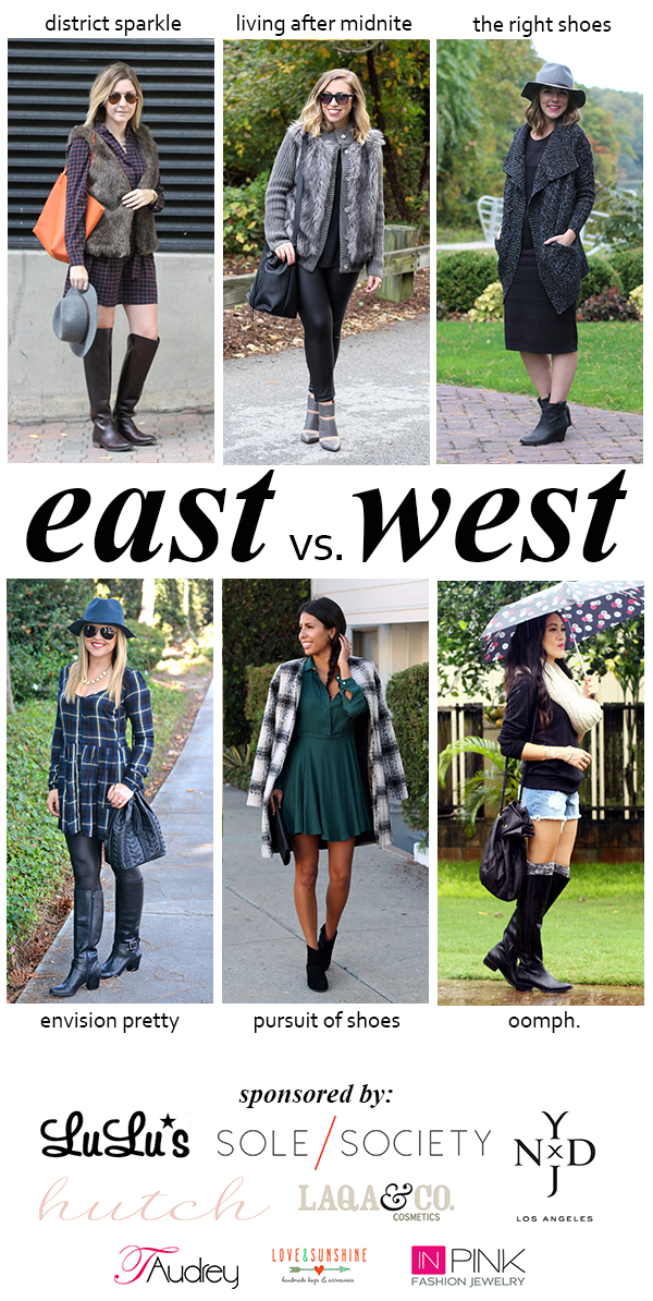 East vs West Style | Fall Booties | #LivingAfterMidnite