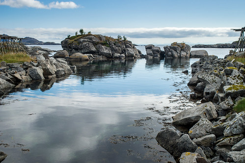 sea seascape norway reflections landscape rocks oru lofoten stoneroses 2014 ballstad