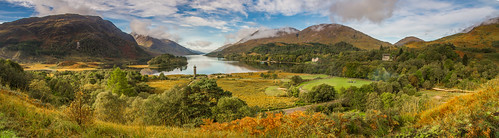 scotland highlands panoramic glenfinnan jacobite bonnieprincecharlie lochsheil glenfinnanmonument thewesthighlandline