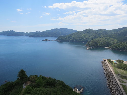 View across Kamaishi Bay