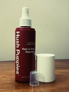 hush puppies rain and stain repellent