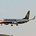 Ibiza - B 737 Ryanair  - llengando a Ibiza