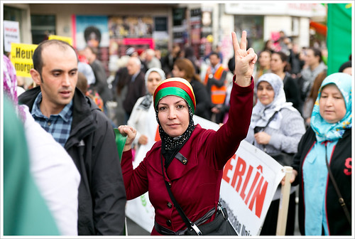 Berlin ist Kobane demo