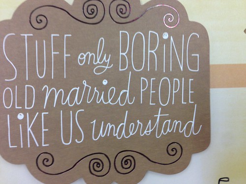old married people, sign