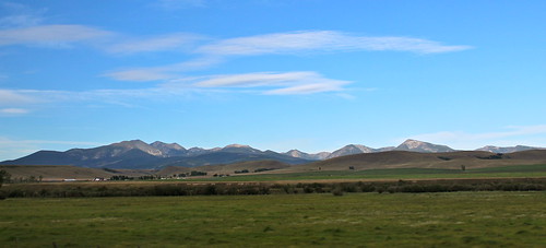 sky panorama mountains montana
