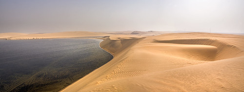 qatar desert sanddunes inland sea khor al udeid russellscottimages