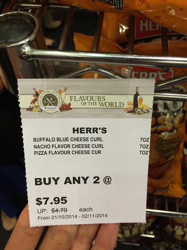 Herr's Chips - Buy Any 2 at S$7.95