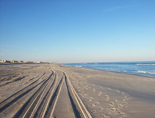 beach with tracks 2