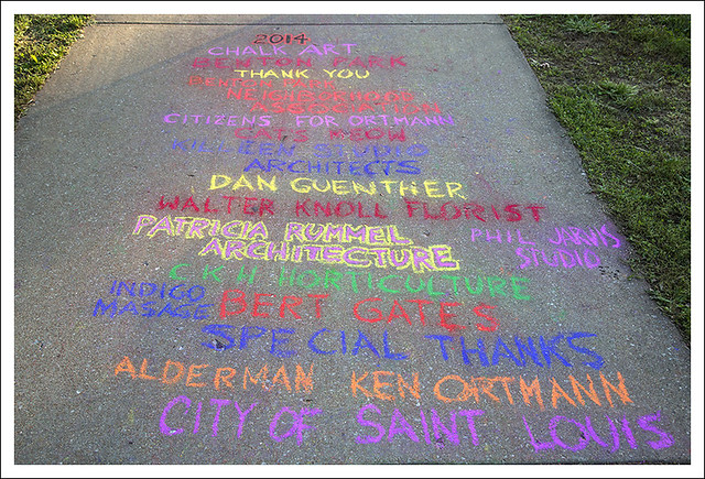 Benton Park Chalk Art 2014-10-04 1