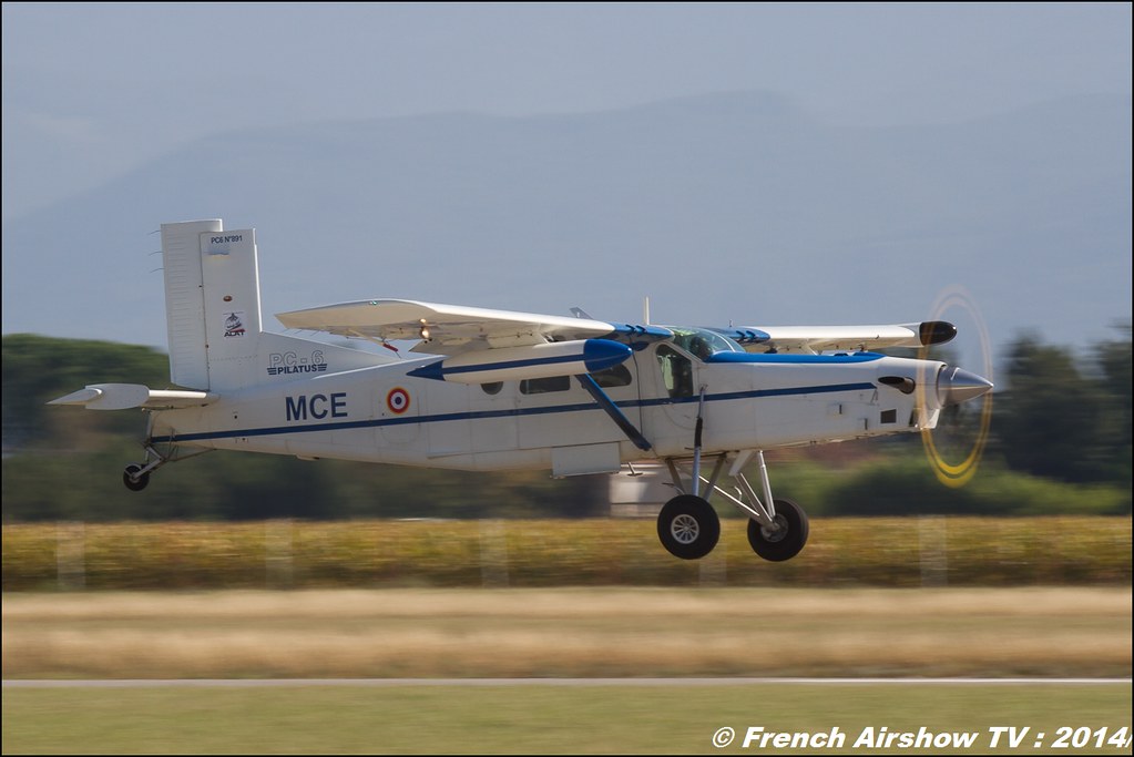 Pilatus PC-6 n 891 & Parachutiste Meeting Aerien 2014