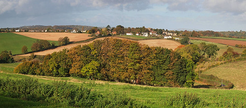 autumn trees panorama landscape eastbach