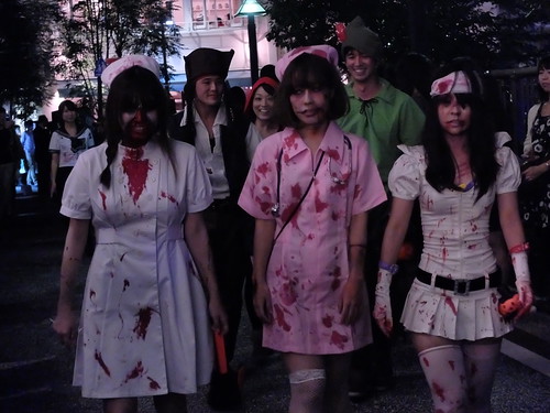 blooded buck-fifty nurses Nakameguro Blue Halloween 20