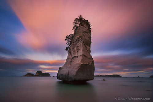 sunset newzealand landscape photography aotearoa hahei cathedralcove corromandel everlook sailrock mareslegcove