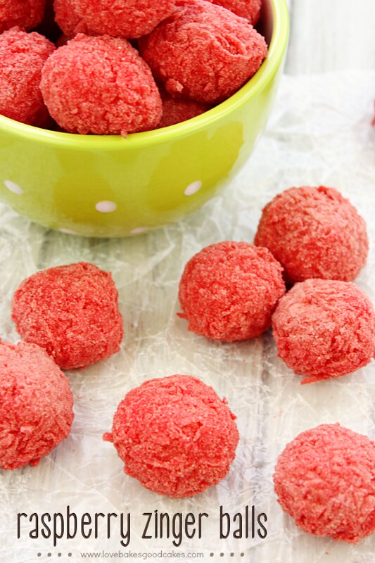 Raspberry Zinger Balls Recipe - These taste just like the popular snack cake!