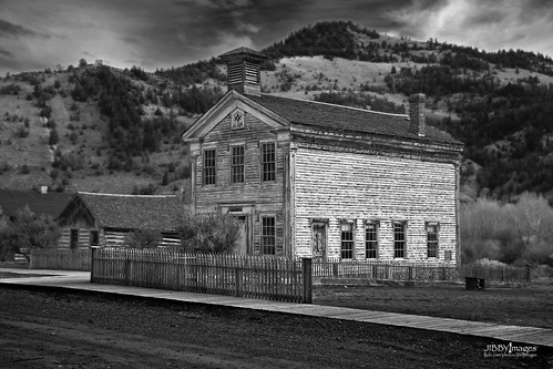 statepark wood old blackandwhite bw abandoned monochrome rural montana decay ghosttown preserved schoolhouse deserted bannack