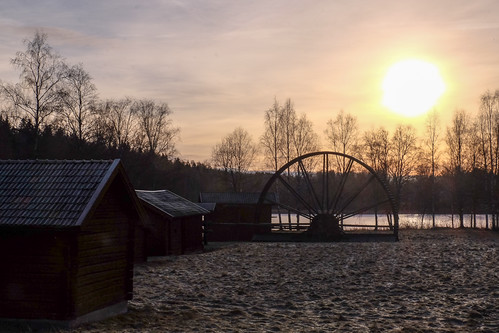 ludvika gammelgård gruvmuseum december 2016 sweden sverige suede sunset vinter mining museum fujifilm fuji xt1