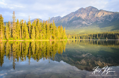 canadianrockies jaspernationalpark clouds lake mountains reflections sky trees jasper alberta canada ca