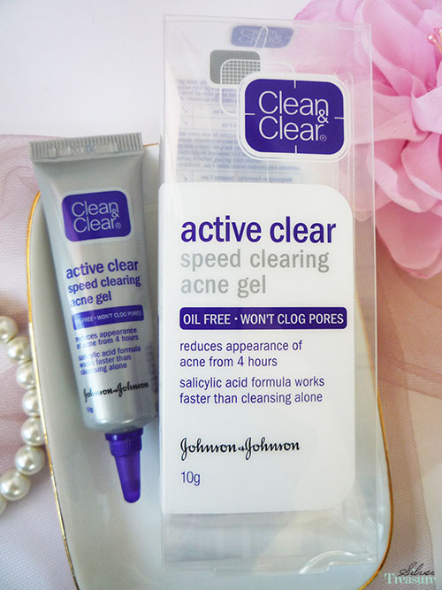 Clean Clear Active Clear Speed Clearing Acne Gel Silver Treasure