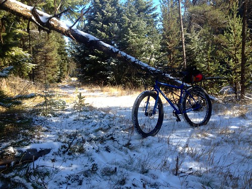 bicycle bike ride snow waha winter november nov 2014 14 pedals spokes fatbike surly pugsley 29 trail idaho drg53114p drg53114 drg53114pwahasnow1 drg531pkrampug drg531ppugsley drg531