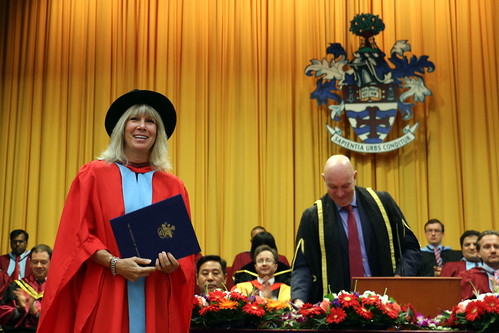 Jill Robinson received an honorary degree from the  University of Nottingham Ningbo China (UNNC)