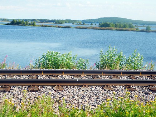 summer lake finland landscape geotagged july railway lapland fin pep lappi 2014 pyhätunturi kemijärvi 201407 20140726 geo:lat=6671600258 geo:lon=2745157242