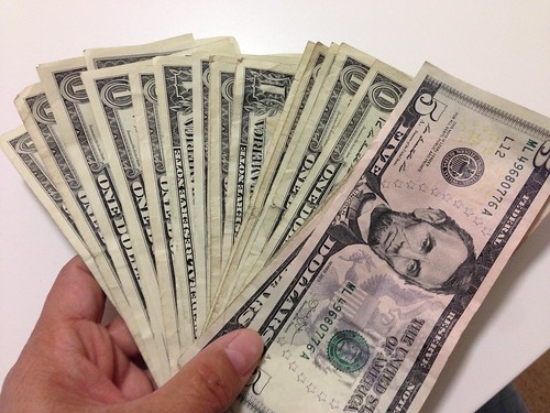 low pocket money,  one dollar