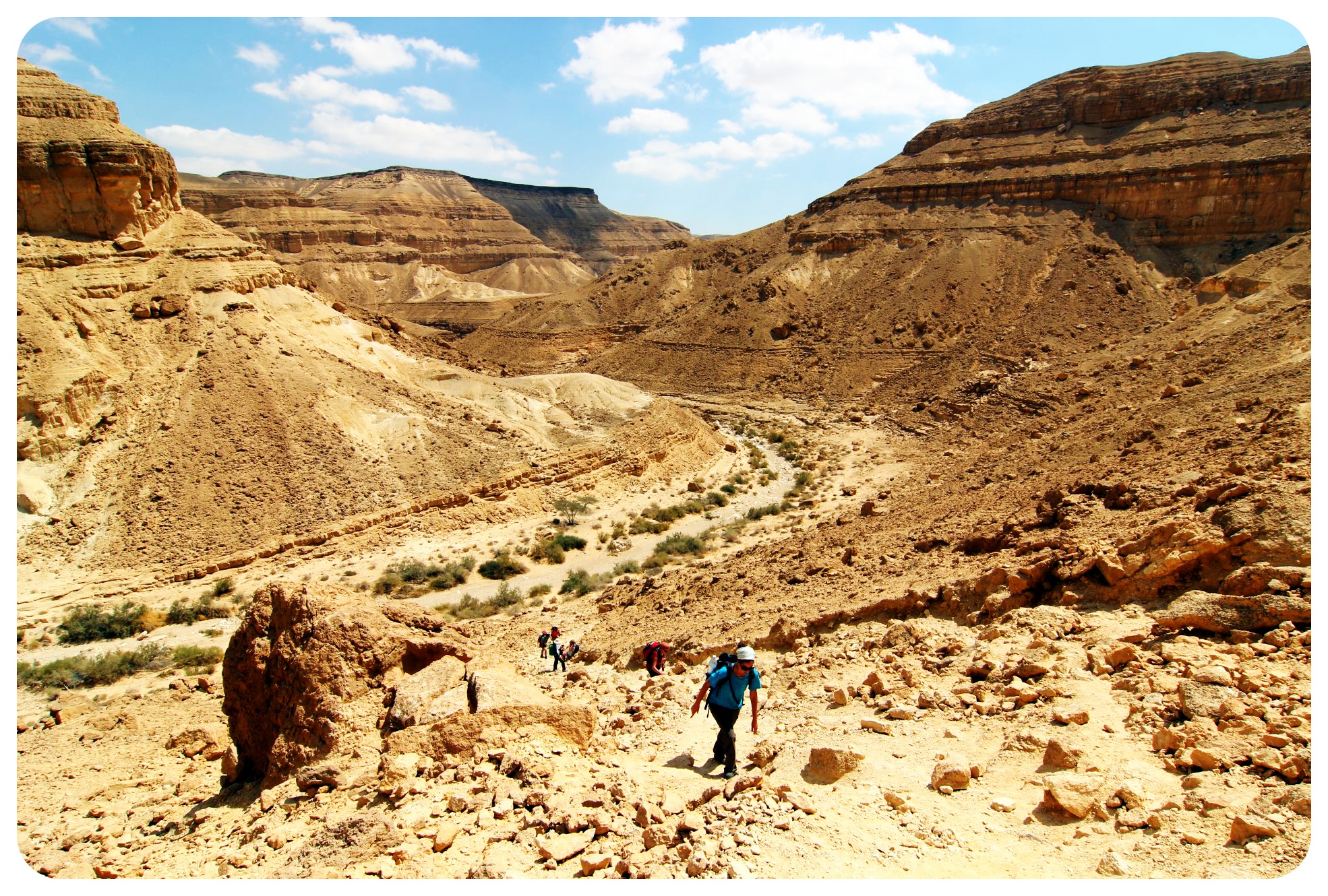negev desert hike israel national trail