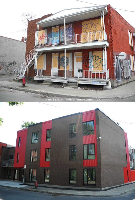 Before and After : New housing on Acorn 1