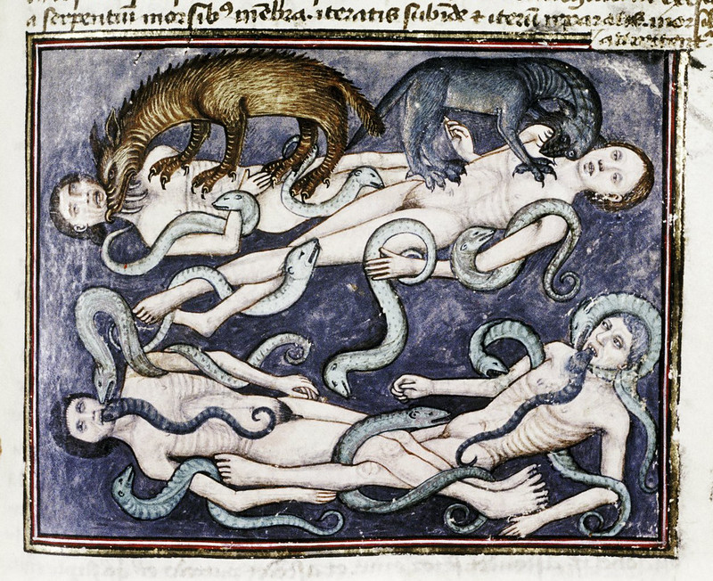 Demons From The Livre de la vigne nostre Seigneur, 1450 - 70 (13)