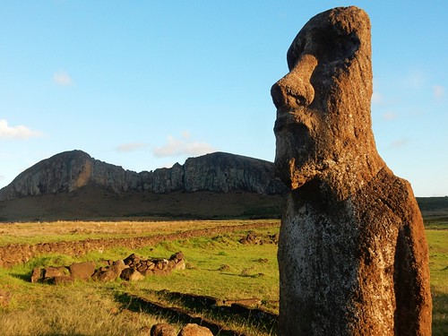 Moai in Tongariki - Rapa Nui - Eastern island - Chile