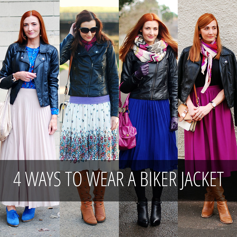 8 Ways to Wear a Biker Jacket (With Skirts)
