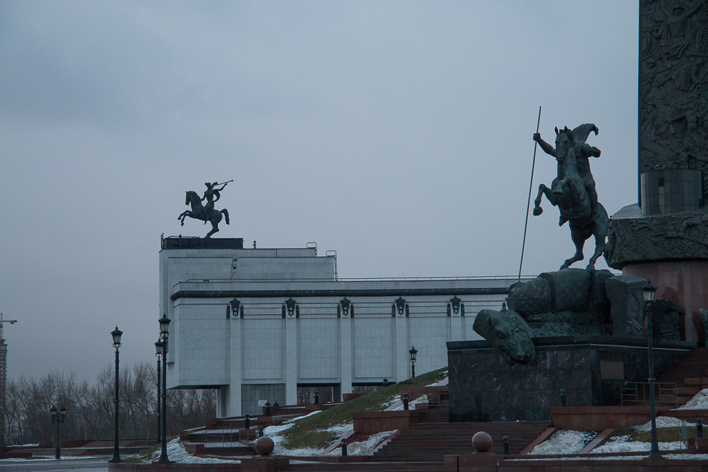 St. George statue in Victory Park