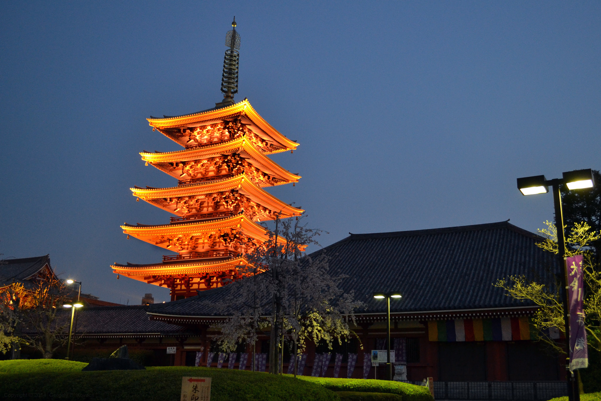 The Pagoda of Senso-ji