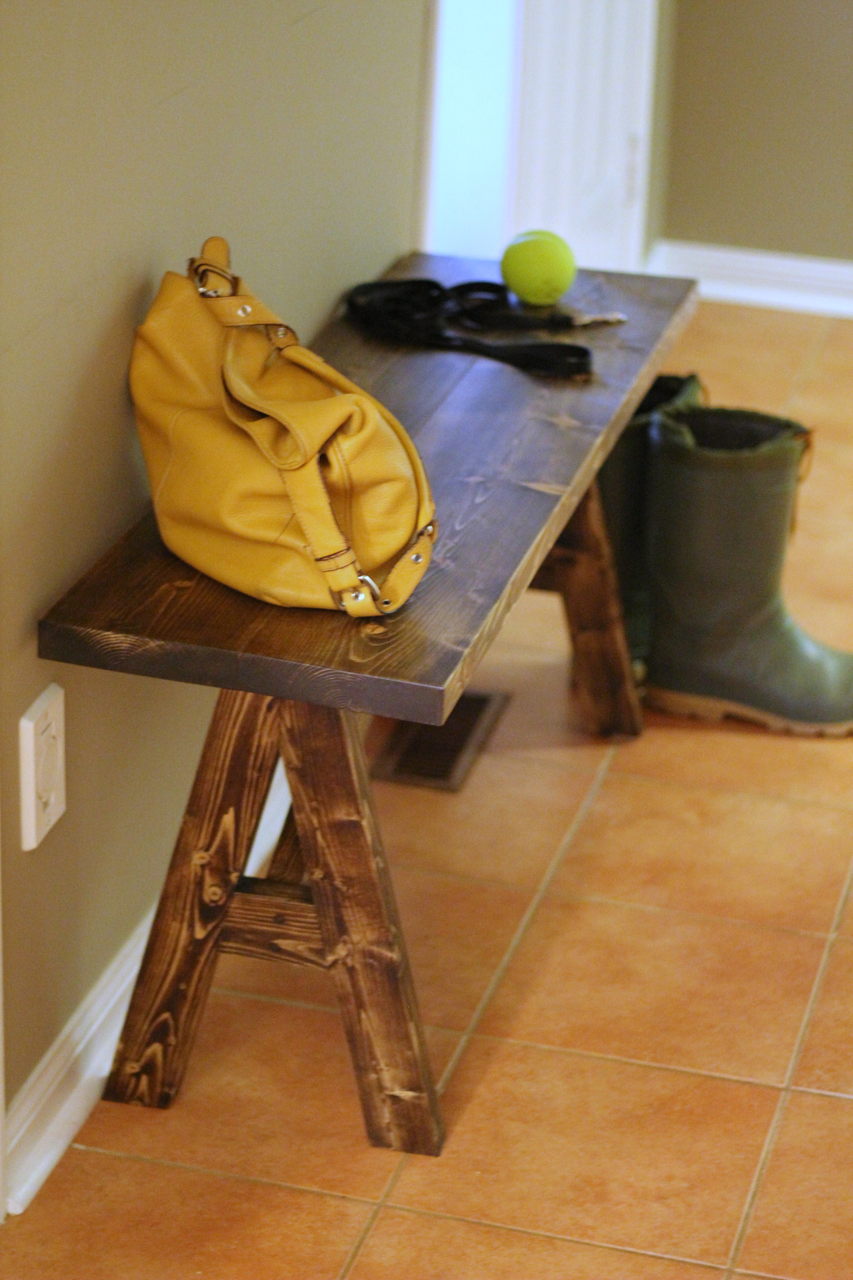 Build your own entryway bench
