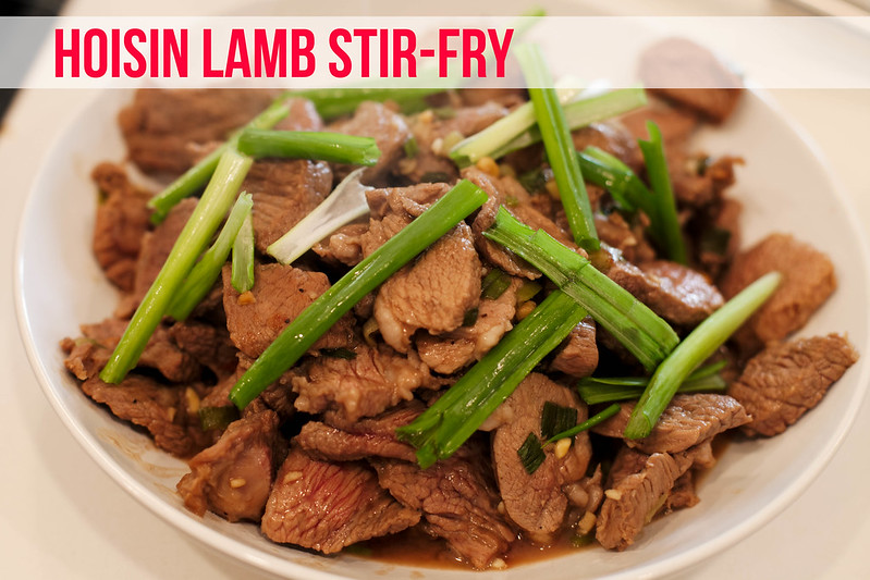 cute & little blog | hoisin lamb stir fry recipe | 30-minute weeknight meal solution #LocalLambGlobalFlavor